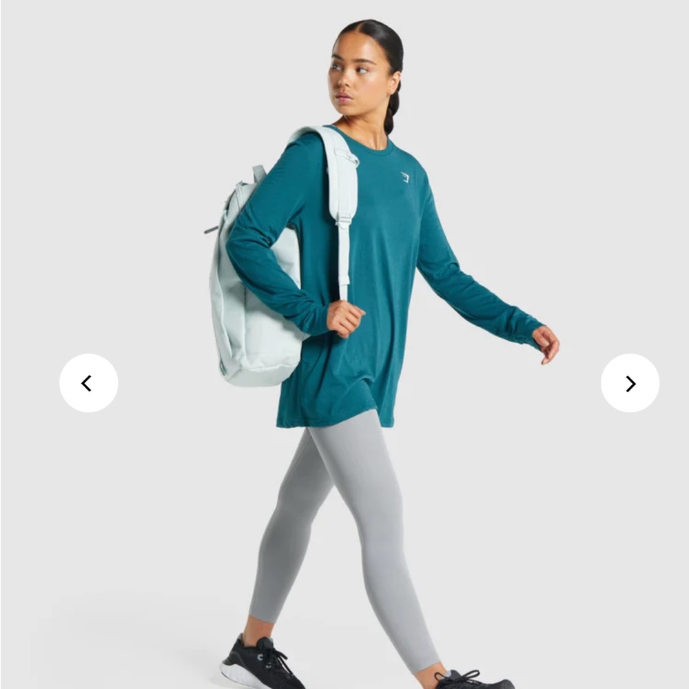 Long sleeve oversized training shirt - Picture 2 of 3